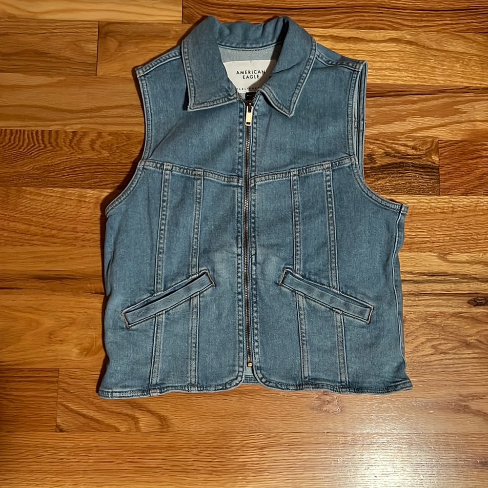 AE denim vest